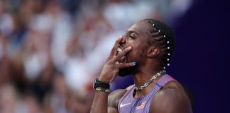 American, Noah Lyles, wins men's Olympic 100m gold