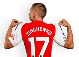 Arsenal's Zinchenko trades 35 for lucky charm number 17