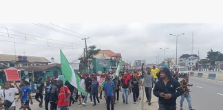 #EndBadGovernanceInNigeria protest begins in Rivers