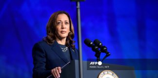 Harris unchallenged as Democrats vote for White House nominee