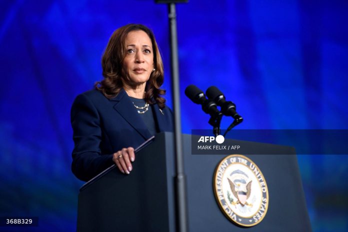 Harris unchallenged as Democrats vote for White House nominee