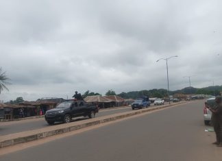 Heavy security, empty streets in Osun as hunger protest kicks off