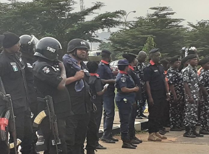 MKO stadium empty in Ogun as security operatives take over