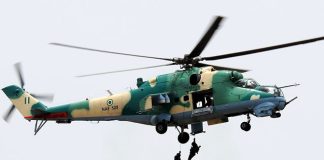 NAF strikes terrorist enclave, destroys bomb factory in Borno