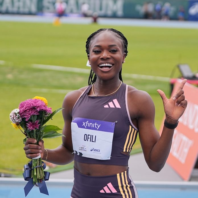 Ofili begins 200m quest in Paris