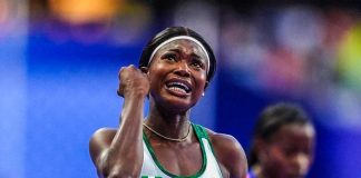 Ofili finishes 6th as US Thomas wins women’s 200m gold