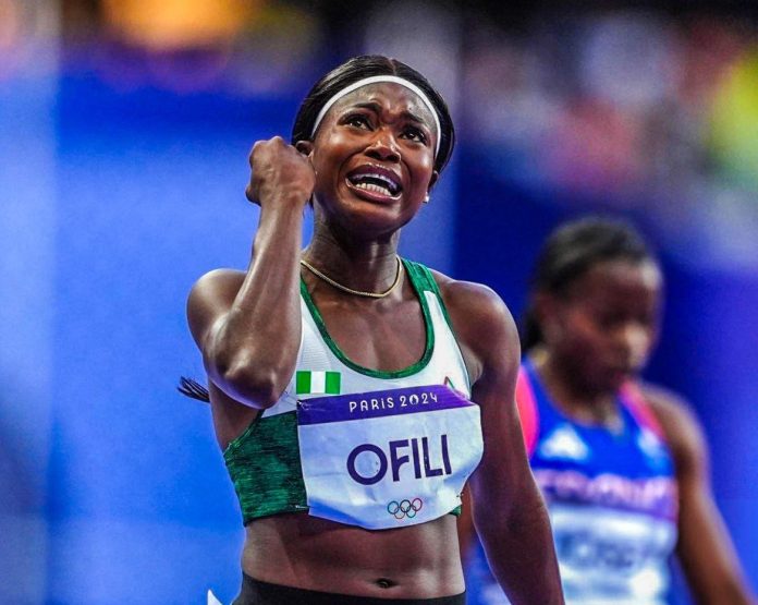 Ofili finishes 6th as US Thomas wins women’s 200m gold