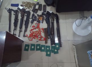 Police arrest two suspects with weapons in Lagos