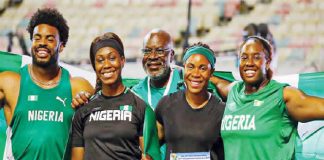 Team Nigeria begin 4x100m relays today