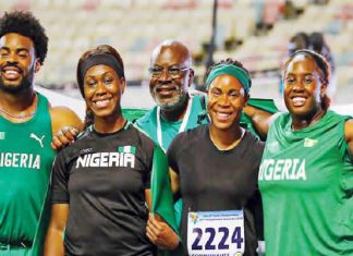 Team Nigeria begin 4x100m relays today