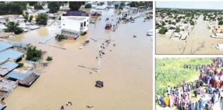 FG opens IDP camps as flood submerges 70% of Maiduguri