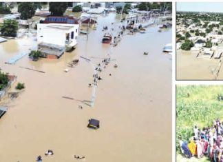 FG opens IDP camps as flood submerges 70% of Maiduguri