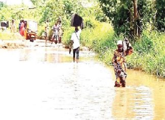 Houses submerged as flood sacks Kwara community