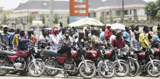 Lagos okada riders brutalise man mistaken for police informant