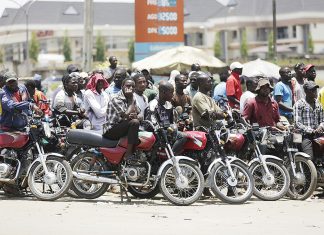 Lagos okada riders brutalise man mistaken for police informant