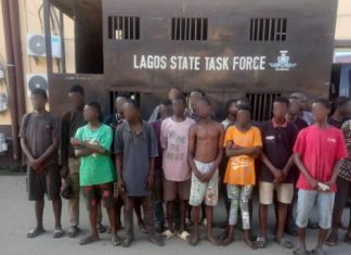 Lagos taskforce arrests 88 in Oshodi, Bolade criminals raid