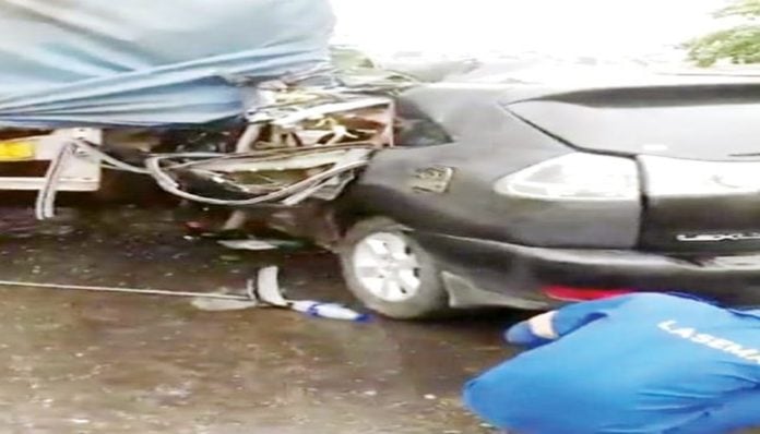 One killed, another injured in Lagos auto crash