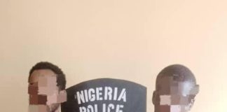 Police arrest two Bauchi varsity students for stealing TV, prayer mat