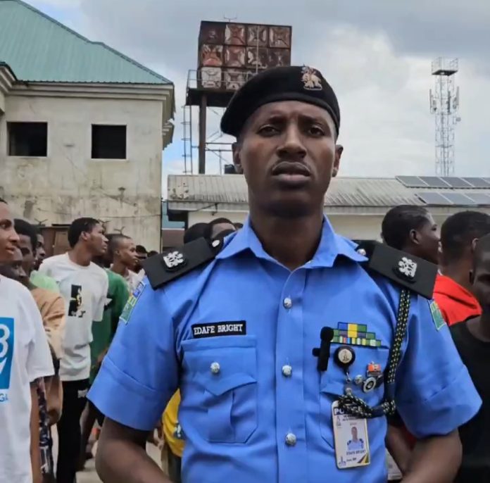 Police parade 123 suspect arrested during Delta 'yahoo school' raid