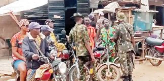 Soldiers caught extorting Lagos motorcyclists despite outcry