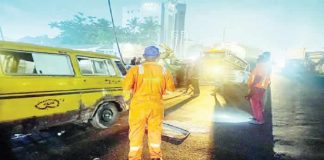 Three killed, 17 injured in Lagos multiple crashes