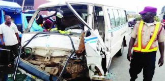 Two children die, seven injured in Ogun auto crash