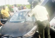 Four escape death in Ogun accident