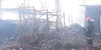 Fire guts Lagos factory, destroys goods