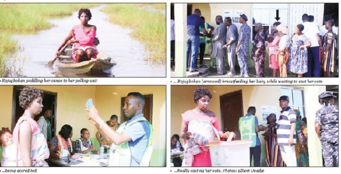 Ilaje women navigate waters to vote in Ondo poll