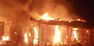 Probe begins as Plateau market fire guts 107 shops