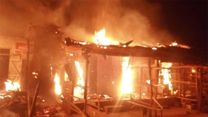 Probe begins as Plateau market fire guts 107 shops