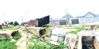 Uncompleted drainage project blocks Lagos estate link road