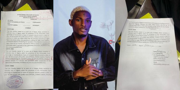 Breaking: Court Adjourns Case as Police Fail to Produce TikToker ‘Tumma’ Gabriel