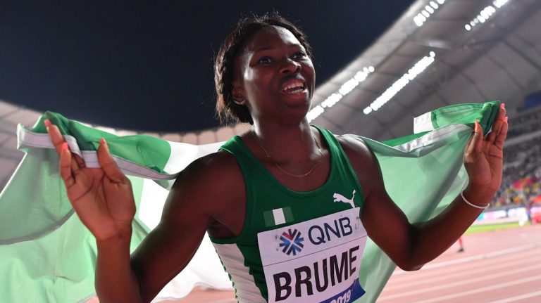 Long Jump Champion Ese Brume Recovers and Returns After Car Crash