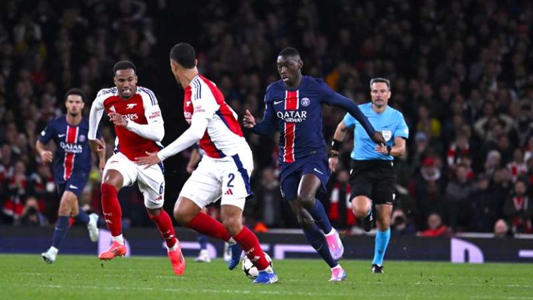 Confirmed Line-Up: Arsenal, PSG Set for Champions League Battle with Saka, Dembele in Front