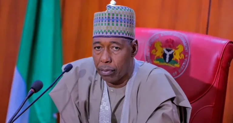 Breaking: Governor Zulum of Borno Bans Fuel Sales Over Ongoing Insurgency