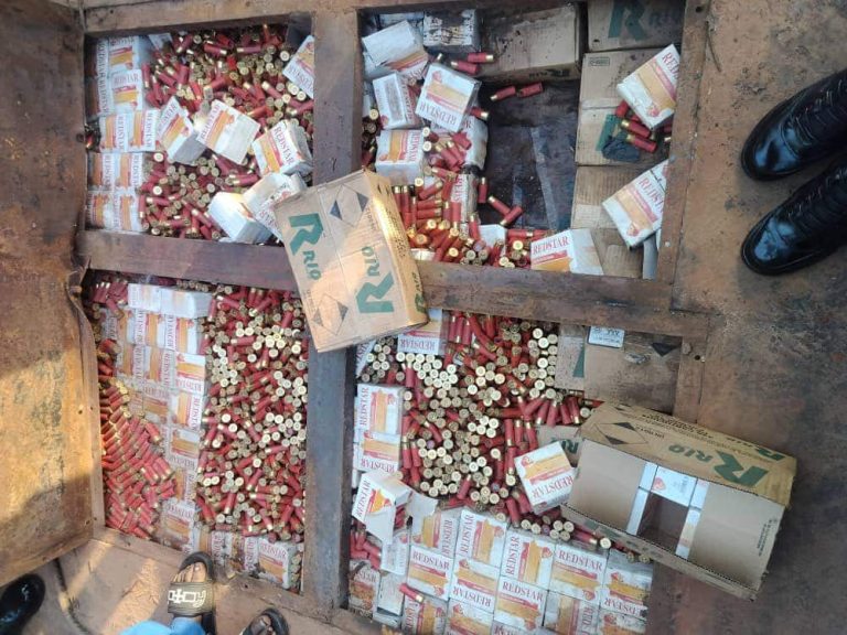 Security Forces Nab Truck Transporting Over 164,000 Live Cartridges