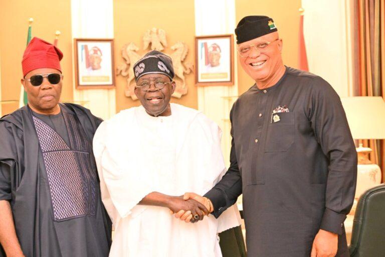 Tinubu Holds Closed‑Door Meeting with Senate President Akpabio and Akwa Ibom Governor