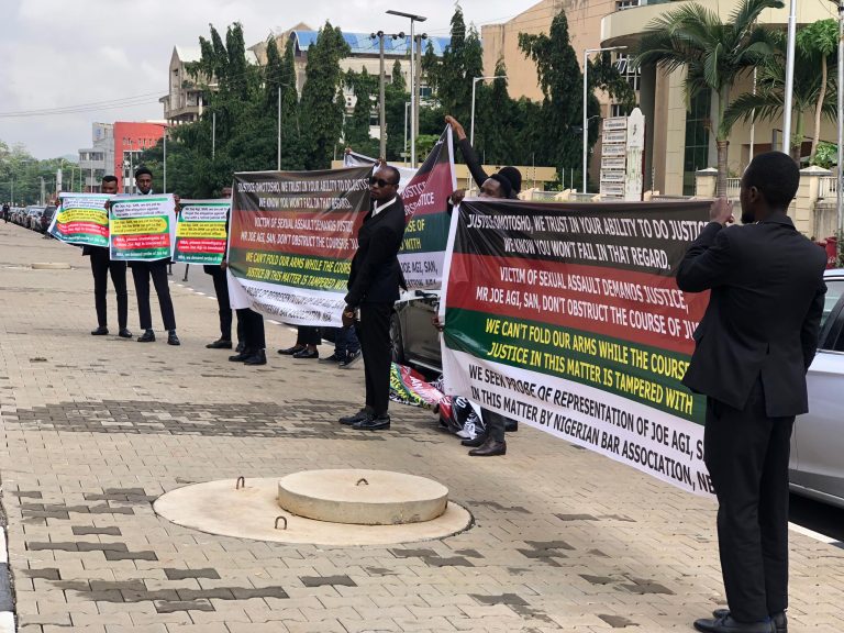 DSS, Police Disperse Protesters Who Stormed FHC, To Call For Probe Of Lawyer, Joe Agi With Teargas