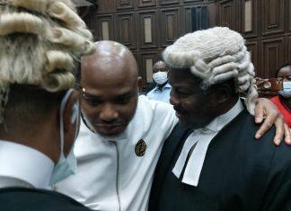 Nnamdi Kanu Finally Submits Defence As Court Moves Registry To Courtroom
