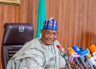 I Brought Tinubu’s Infinity Cap If You’re Considering APC— Sule Woos Gov Fintiri