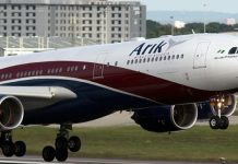 Panic As Arik Air Plane Suffers Mid-air Engine Fault
