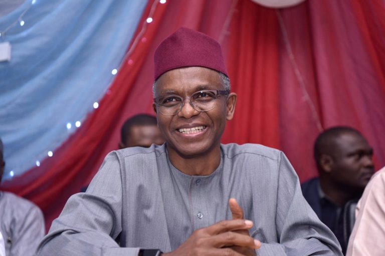 Breaking: Protesters Converge as El-Rufai Reaches EFCC Headquarters Under Heavy Guard