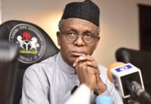 Breaking: El-Rufai Allegedly Stopped at Airport as Security Agents Seize Passport