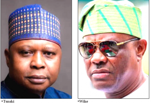 ‘Purely 419’ — PDP Factions Loyal to Wike and Turaki Exchange Blame