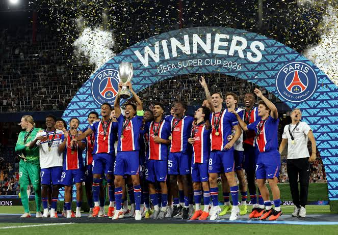 PSG Secure 2-1 Victory Over Aston Villa to Retain UEFA Super Cup