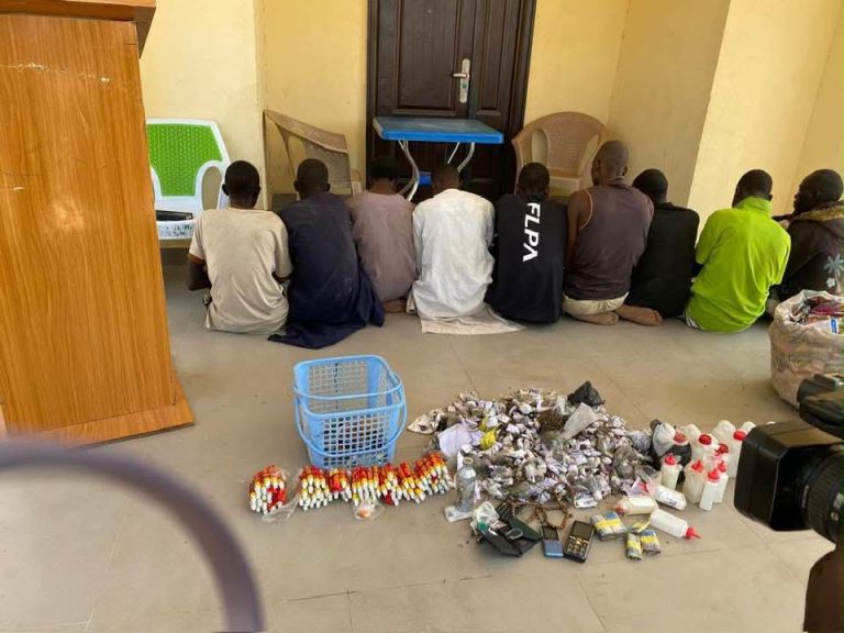 Yobe Drug Crackdown: Army Arrests Nine Suspects, Transfers Seized Drugs to NDLEA