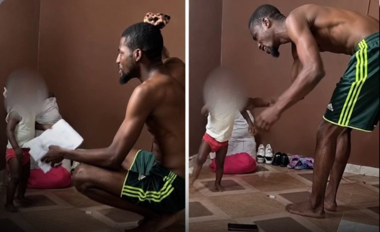 Lagos: Father Arrested After Toddler Flogging Video Surfaces Online